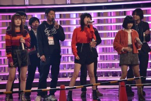 『第68回 NHK紅白歌合戦』のリハーサルに出席したLittle Glee Monster