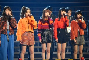 『第68回 NHK紅白歌合戦』のリハーサルに出席したLittle Glee Monster