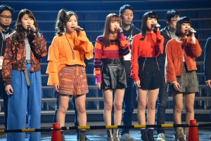 『第68回 NHK紅白歌合戦』のリハーサルに出席したLittle Glee Monster