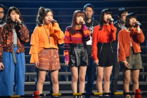 『第68回 NHK紅白歌合戦』のリハーサルに出席したLittle Glee Monster