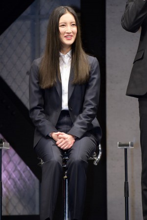 菜々緒、『BG~身辺警護人~』プレミアム試写会&制作発表記者会見に登場