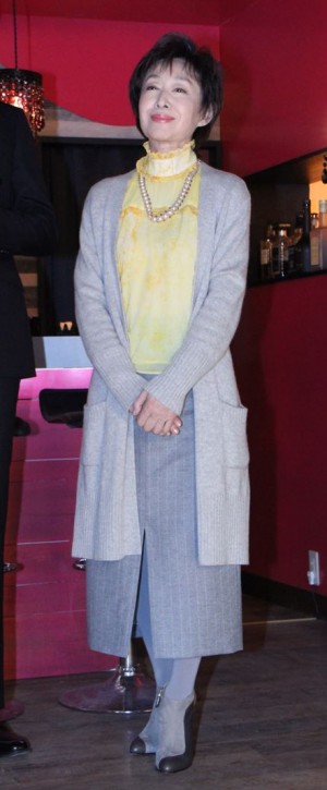 三田佳子、『明日の君がもっと好き』記者会見に出席