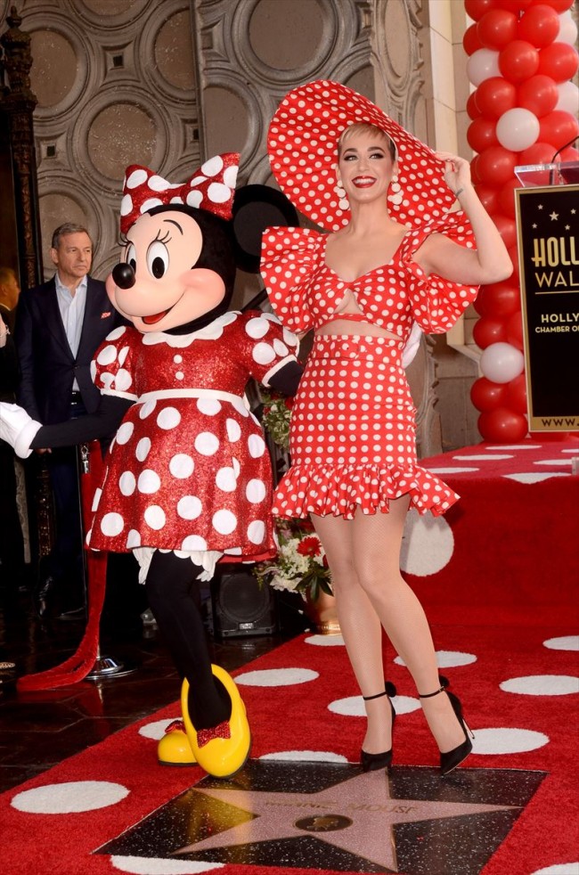ケイティ・ペリー、Katy Perry （Star on the Hollywood Walk of Fame for Minnie Mouse， 2018）
