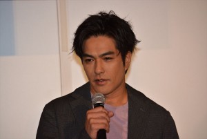 北村一輝、『羊の木』初日舞台挨拶にて