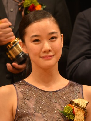 「2017年 第91回キネマ旬報ベスト・テン」表彰式に出席した蒼井優