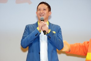 高橋茂雄(サバンナ)、『映画ドラえもん のび太の宝島』完成披露舞台挨拶にて