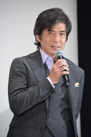 『北の桜守』初日舞台挨拶に登壇した佐藤浩市