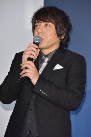 『娼年』完成披露舞台挨拶に登壇した三浦大輔監督