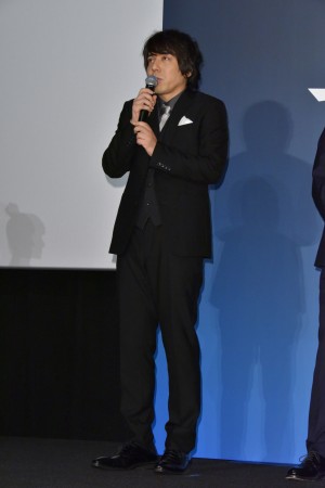 『娼年』完成披露舞台挨拶に登壇した三浦大輔監督