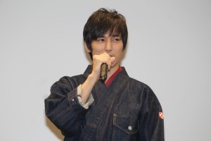 新時代劇『くノ一忍法帖 蛍火』試写&会見に登場した高橋光臣