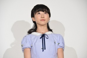 『リズと青い鳥』完成披露上映会 舞台挨拶に登壇した本田望結