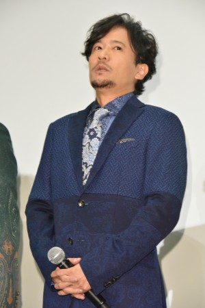 『クソ野郎と美しき世界』完成披露初日舞台挨拶に登場した稲垣吾郎