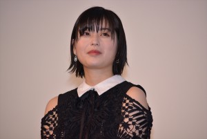 『娼年』公開記念舞台挨拶に登壇した冨手麻妙