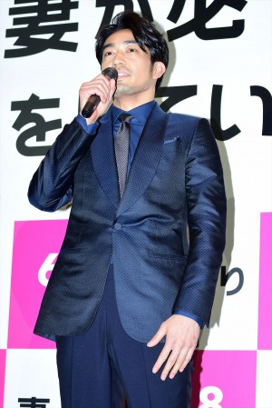 『家に帰ると妻が必ず死んだふりをしています。』完成披露試写会に登壇した大谷亮平
