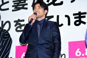『家に帰ると妻が必ず死んだふりをしています。』完成披露試写会に登壇した大谷亮平