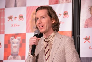映画『犬ヶ島』来日記念舞台挨拶に登壇したウェス・アンダーソン監督