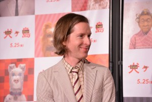 映画『犬ヶ島』来日記念舞台挨拶に登壇したウェス・アンダーソン監督