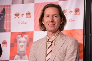 映画『犬ヶ島』来日記念舞台挨拶に登壇したウェス・アンダーソン監督