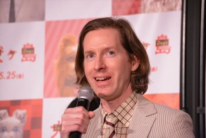 映画『犬ヶ島』来日記念舞台挨拶に登壇したウェス・アンダーソン監督