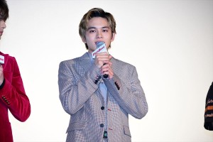 『OVER DRIVE』初日舞台挨拶に登壇した北村匠海