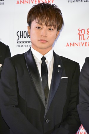 「ショートショート フィルムフェスティバル & アジア 2018」レッドカーペットイベントに登場した白濱亜嵐