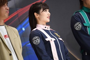 『劇場版 仮面ライダービルド Be The One』『快盗戦隊ルパンレンジャーVS警察戦隊パトレンジャー en film』製作発表会見に登場した奥山かずさ