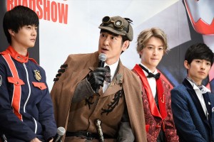 『快盗戦隊ルパンレンジャーVS警察戦隊パトレンジャー en film』製作発表会見に登場した