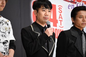 『劇場版 仮面ライダービルド Be The One』製作発表会見に登場した藤井隆