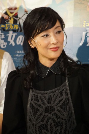 ミュージカル『魔女の宅急便』公開フォトコール&囲み取材に登場した生田智子