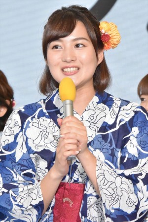 「ようこそ!! ワンガン夏祭り THE ODAIBA 2018」制作発表に出席した永尾亜子アナウンサー
