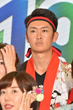 「ようこそ!! ワンガン夏祭り THE ODAIBA 2018」制作発表に出席した木下康太郎アナウンサー