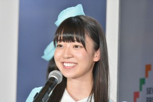 「セブンマイルプログラム」記者イベントに出席した阪口珠美