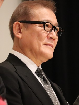 映画『パンク侍、斬られて候』初日舞台挨拶に登壇した國村隼