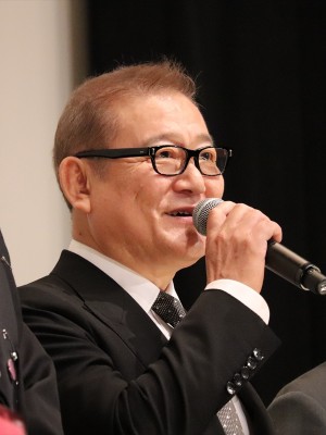 映画『パンク侍、斬られて候』初日舞台挨拶に登壇した國村隼