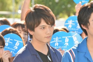 映画『青夏 きみに恋した30日』完成記念イベントに登場した水石亜飛夢