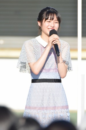 映画『青夏 きみに恋した30日』完成記念イベントに登場した秋田汐梨