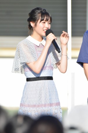 映画『青夏 きみに恋した30日』完成記念イベントに登場した秋田汐梨