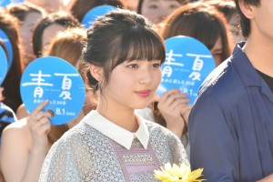 映画『青夏 きみに恋した30日』完成記念イベントに登場した秋田汐梨