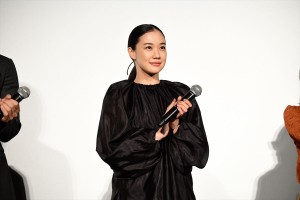 『ペンギン・ハイウェイ』完成披露舞台挨拶に登壇した蒼井優