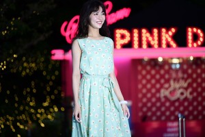 「CanCam×Tokyo Prince Hotel Night Pool」オープニングレセプションに登場した石川恋