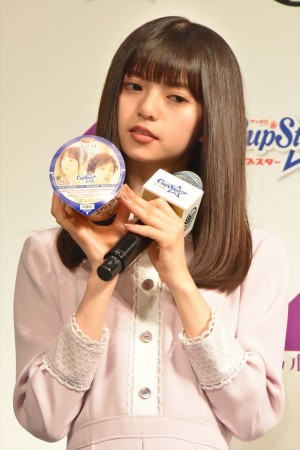 「乃木坂46×カップスター・和ラー 日本中を、もりあげろ!キャンペーン」記者発表会に出席した乃木坂46の齋藤飛鳥