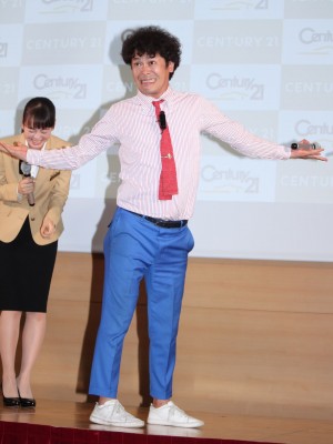 センチュリー21 新CM 発表会に登場したちゅうえい(流れ星)