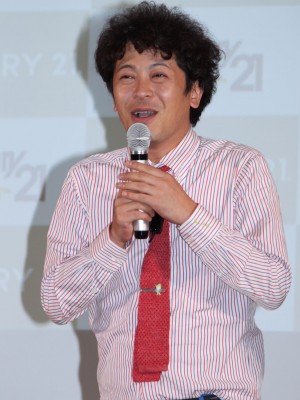 センチュリー21 新CM 発表会に登場したちゅうえい(流れ星)