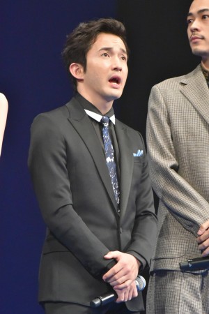 映画『コード・ブルー』完成披露試写会に登壇した浅利陽介