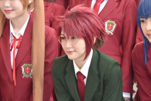 舞台『魔法先生ネギま!~お子ちゃま先生は修行中!~』初日会見に出席した生駒里奈