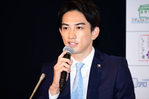 ドラマ『ラストチャンス 再生請負人』記者会見に出席した町田啓太