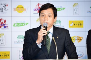 ドラマ『ラストチャンス 再生請負人』記者会見に出席した勝村政信