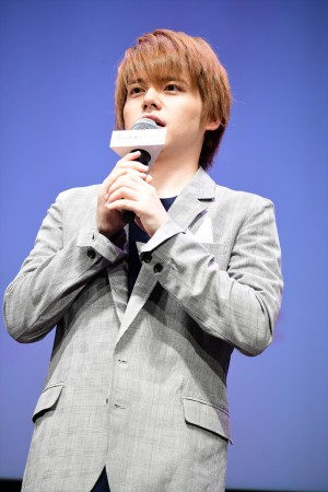劇場アニメ『君の膵臓をたべたい』完成披露試写会に出席した内田雄馬