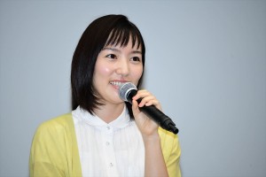 『恋のツキ』試写会&記者会見に登場した徳永えり