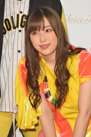 「Hello! Project 20th Anniversary!! Hello! Project 2018 SUMMER」公演終了後の会見に出席したモーニング娘。'18・譜久村聖